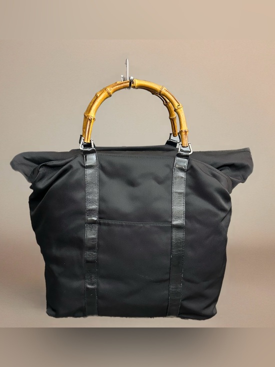 Gucci Handbags - Gucci Tote Travel Bamboo Top Handle Bag